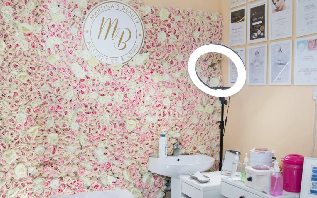 Beauty salon treatment room at Martina's Beauty Beckenham